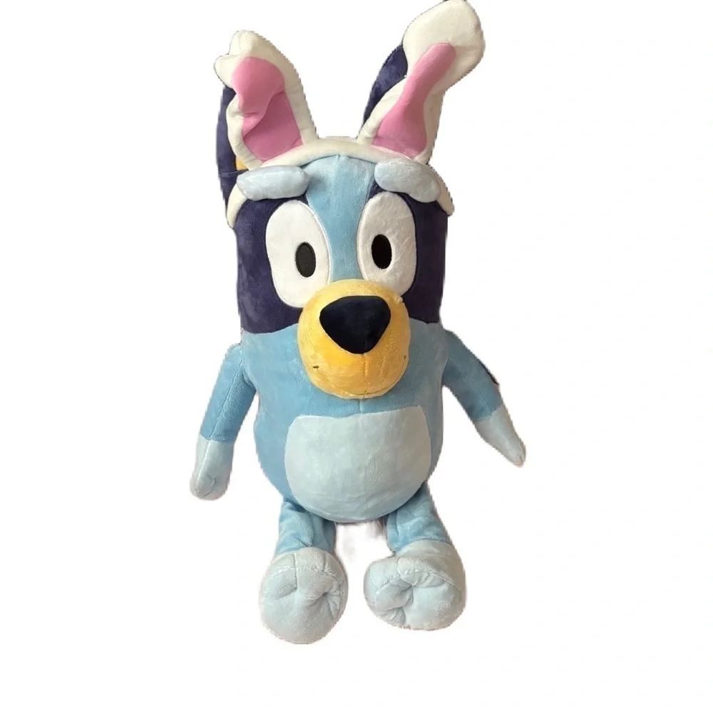 Bluey Easter Bunny Jumbo Plush Stuffed Animal Dog NEW 20” Decoration